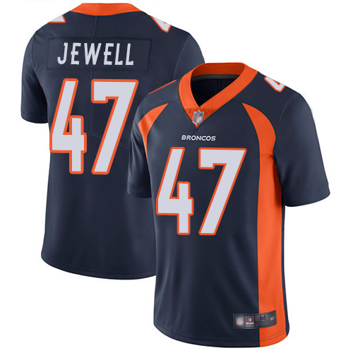 Men Denver Broncos 47 Josey Jewell Navy Blue Alternate Vapor Untouchable Limited Player Football NFL Jersey